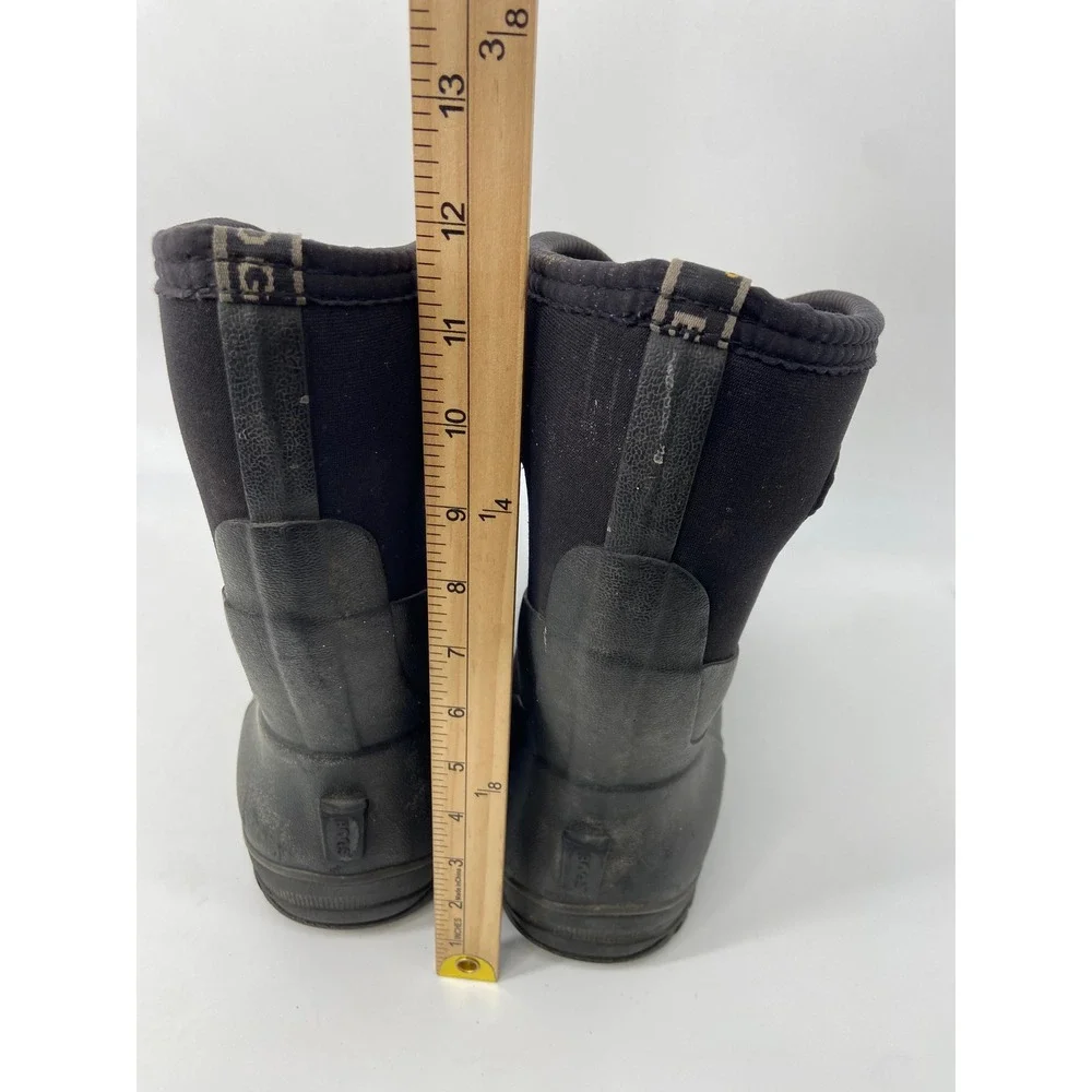 Bogs Boots Ultra Mid Men 11 Black Waterproof Rain Mudd Snow Work Utility Outdoor